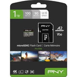 Micro SD Card - PVY PRO Elite 1TB U3/A2/V30; high-speed, durable storage for 4K videos and HD photos, perfect for multiple devices.