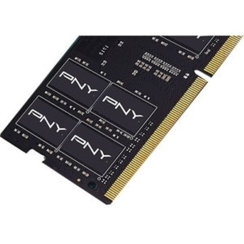 PNY 8GB DDR4 3200MHz SODIMM memory module designed for improved multitasking and performance in notebooks.