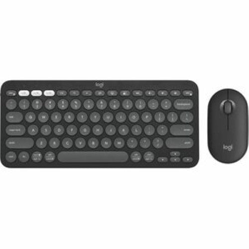 2 Combo Keyboard and Mouse - Logitech Pebble (Tonal Graphite)