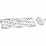 2 Combo Keyboard and Mouse - Logitech Pebble (Tonal White)