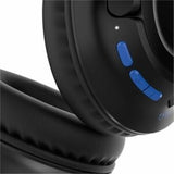 Belkin SOUNDFORM Inspire Over-Ear Headset in black, featuring wireless/Bluetooth connectivity, comfort design, and adjustable boom mic.