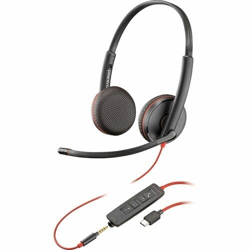 Headset - HP Poly BW C3225 Stereo USB-C HS (Black)