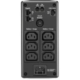 Electric Back UPS Pro BR 650VA - Tower UPS with 6 outlets, LCD interface, AVR, dual USB ports, and reliable battery backup.