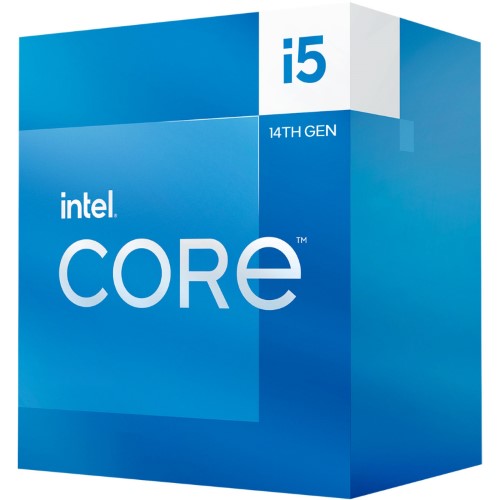 Intel Core i5-14500 processor with 14 cores, 2.6 GHz base speed, LGA-1700 socket, and integrated UHD Graphics 770.