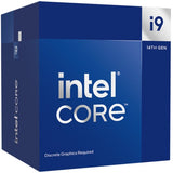 Intel Core i9-14900F CPU with 24 cores, 36M cache, 2 GHz base speed, and 5.80 GHz overclocking for high-performance computing.