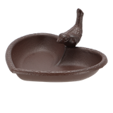 Bird Feeder/Bath - Cast Iron Heart 17cm (Set of 2)