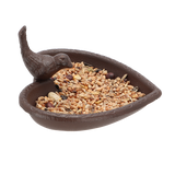 Bird Feeder/Bath - Cast Iron Heart 17cm (Set of 2)