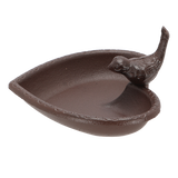 Bird Feeder/Bath - Cast Iron Heart 17cm (Set of 2)