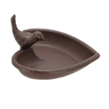 Bird Feeder/Bath - Cast Iron Heart 17cm (Set of 2)
