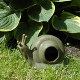 Snail Trap - Snail Shape Green Ceramic (18 x 15cm)