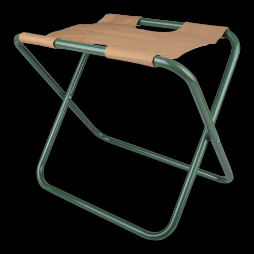 Garden Tool Stool: a foldable seat with removable tool bag for comfortable gardening, featuring spacious compartments for organization.