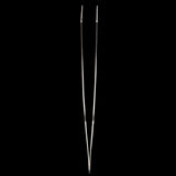 Set of 3 stainless steel terrarium tweezers, 26cm long, ideal for planting and maintaining terrarium plants.