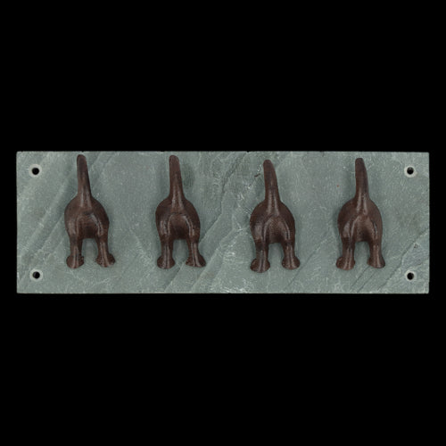 Hook - Cast Iron 4X Dog Tail (30 x 10cm)