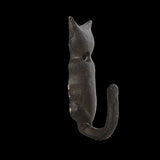 Cast Iron Hook - Cat Tail Assorted 3 x 5 x 10cm (Set of 12 Assorted)