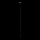 Set of 8 cast iron plant supports, 175cm tall with decorative heads, ideal for stabilizing roses and climbing vines.