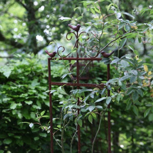 Plant Support - Cast Iron 2D Bird (160 x 32cm)