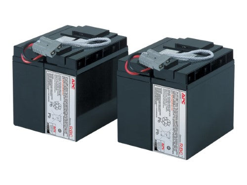 APC Replacement Battery Cartridge #55, a spill-proof, hot-swappable lead acid battery for UPS systems with 3-5 year lifespan.