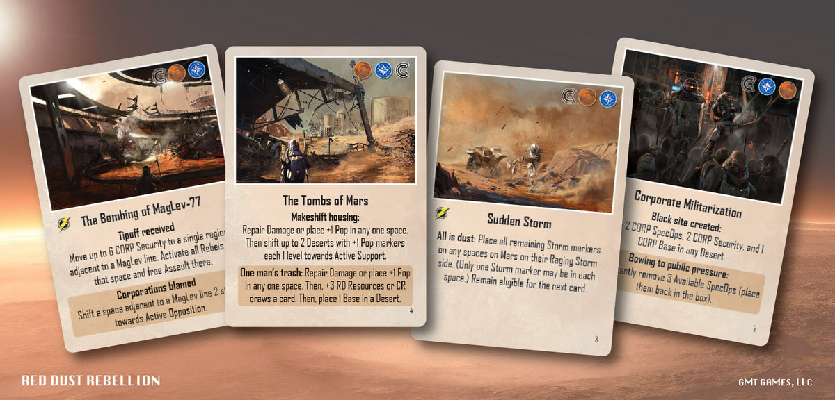 GMT Games - Red Dust Rebellion - Board Game