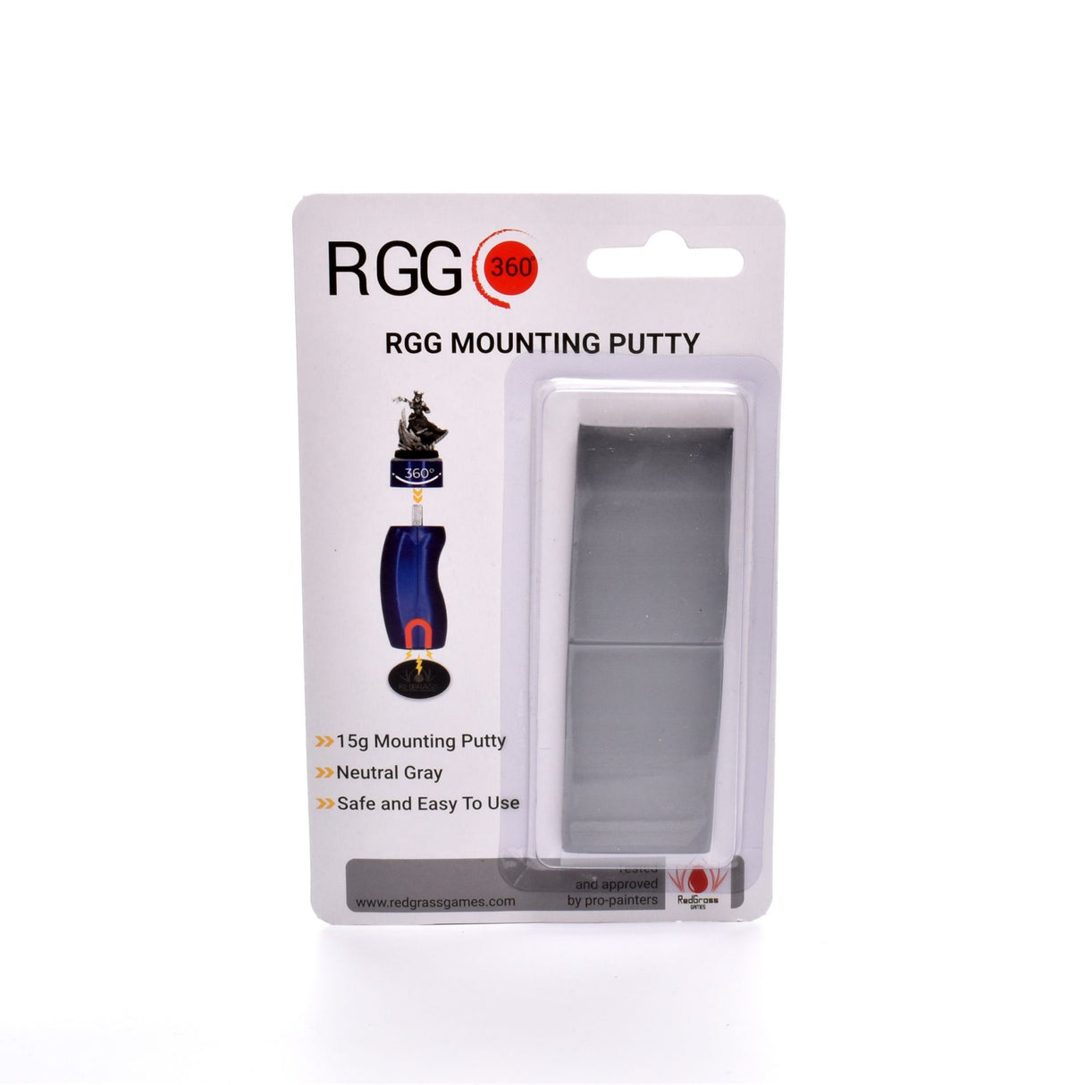 RedGrass 15g of Mounting Putty for RGG360 - Neutral Gray