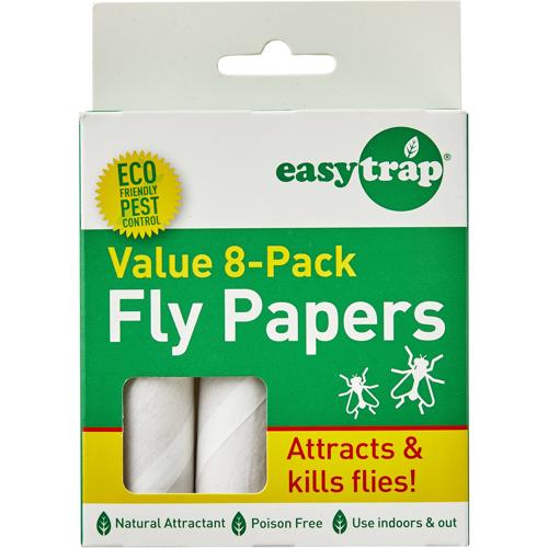 easytrap Fly Papers - 8pk