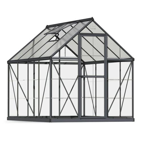 Maze Hybrid 6' X 8' Greenhouse - Charcoal