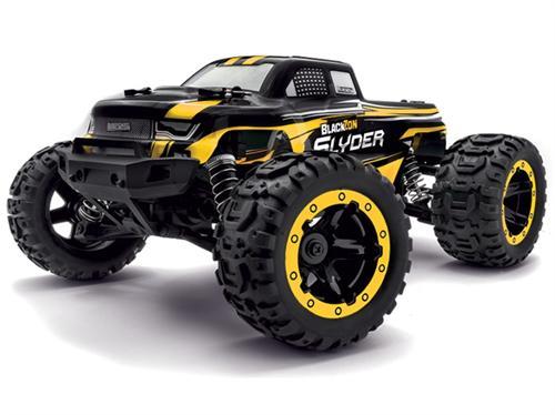 Blackzon Slyder 1/16 4WD Monster Truck Yellow With Battery & Charger