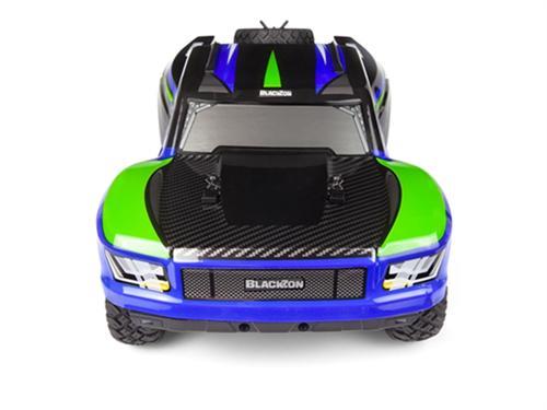 Blackzon Vyper 1/16 Short Course RC Truck Blue/Green With Battery & Charger