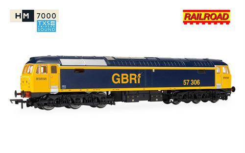 Hornby RailRoad GBRf Class 57 57306 DCC Sound Fitted Locomotive