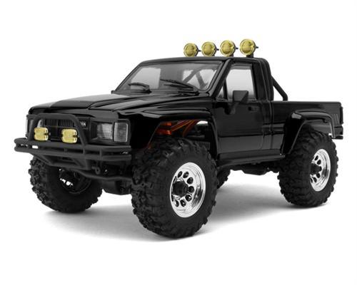 HPI Venture18 Flux 1985 Toyota Hilux SR5 1/18 Rock Crawler Black