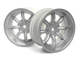 HPI FS-15 Sport 8-Spoke Wheel Silver 26mm Pair