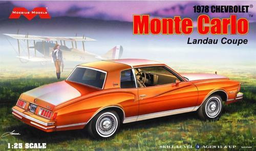1978 Chevrolet Monte Carlo Landau Coupe 1/25 Model Kit Moebius