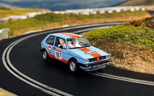 Volkswagen Golf Gulf Edition Scalextric Slot Car