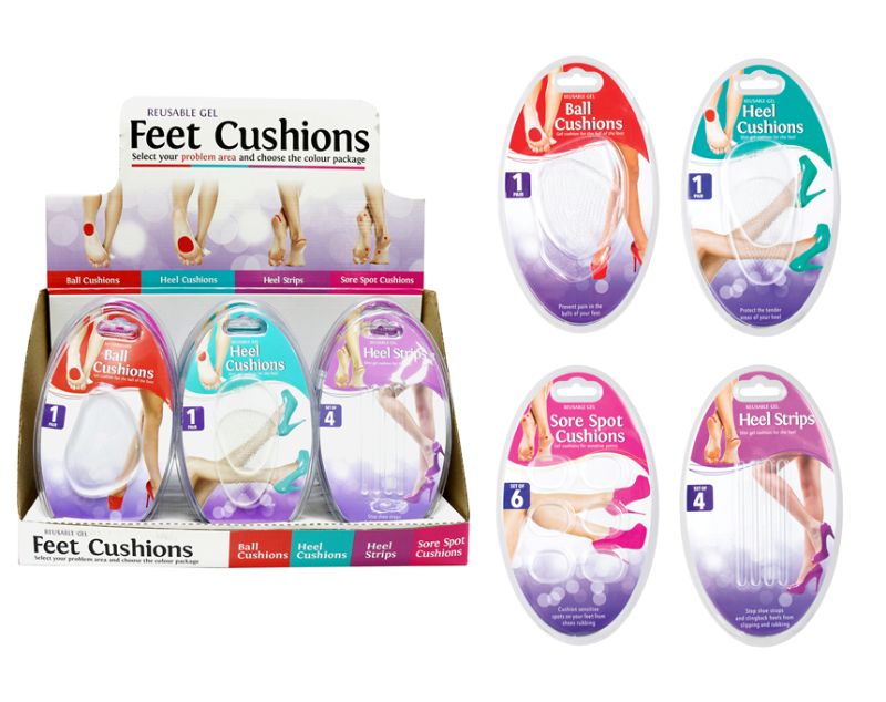 SHOE INSERT GEL (Set of 6 Assorted)