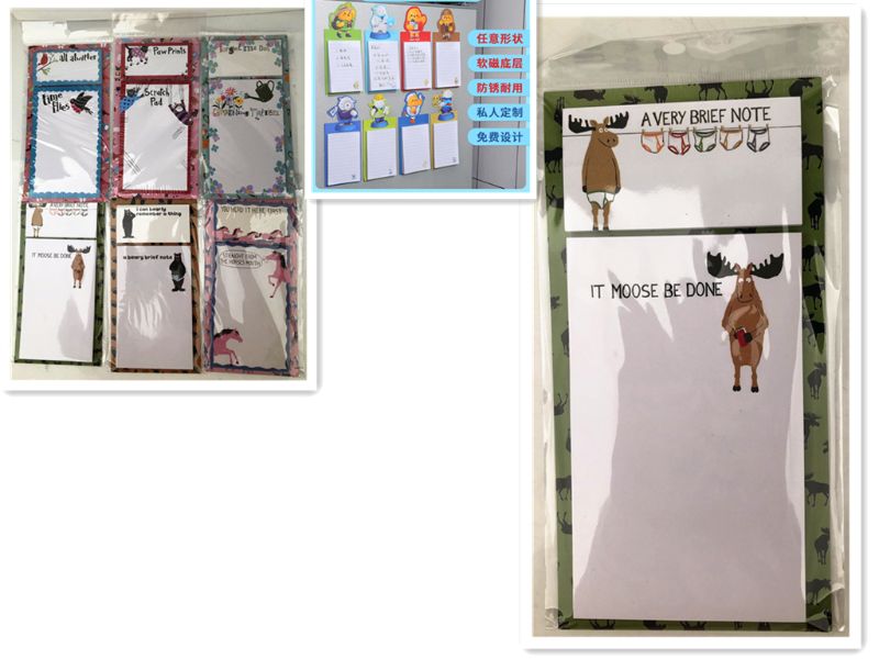 SHOPPING LIST W/MAGNET - 10.8 x 20.3CM (Set of 12 Assorted)