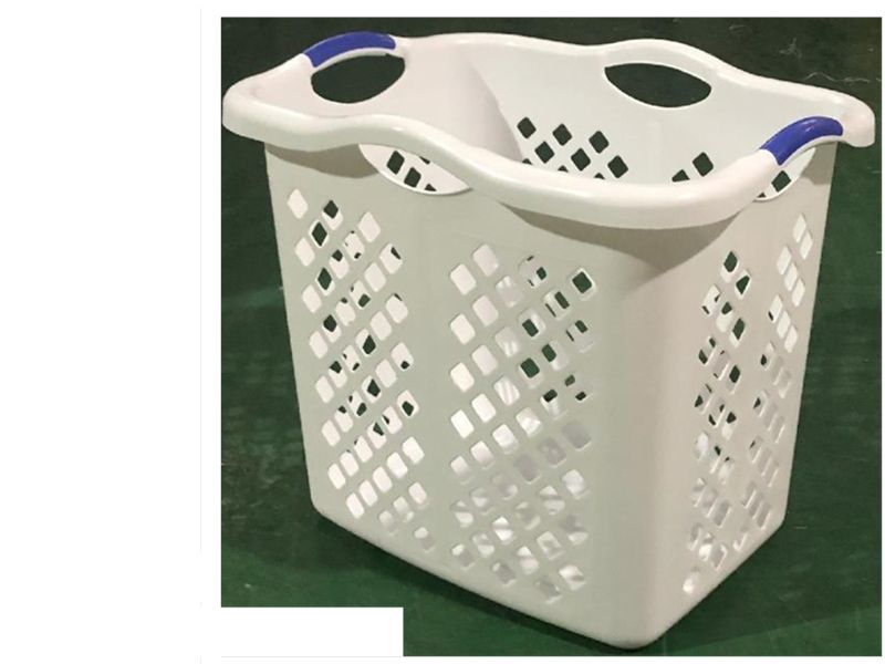 Spacious 65L laundry basket (55 x 42 x 47CM) for organized laundry, blankets, or toys, with durable design and easy transport handles.