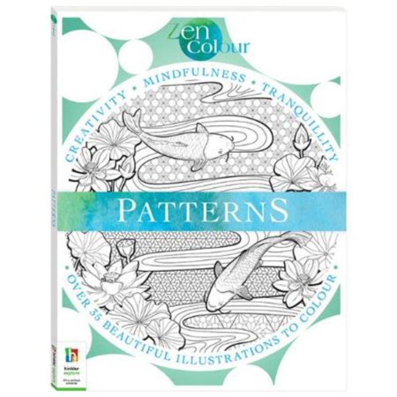 Colouring Book - Zen Colour Patterns (Set of 3)