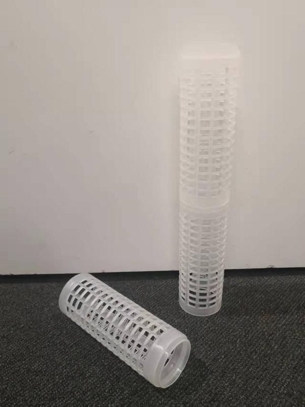 Durable 170mm x 60mm black moss tube for plant propagation and soil stabilization in outdoor gardens.