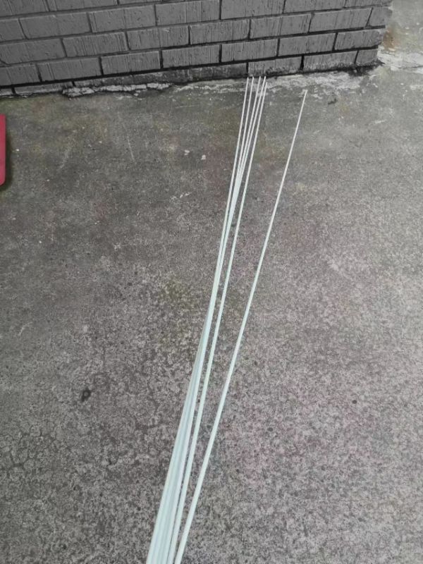 2m long lightweight coated fibreglass rod, 6mm diameter, ideal for DIY projects, crafting, and reliable support.
