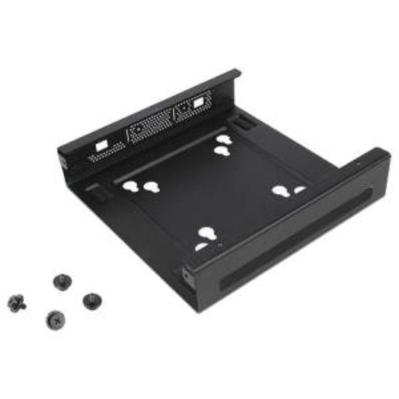 Lenovo Mounting Bracket for Desktop Computer, Workstation - Black - Black