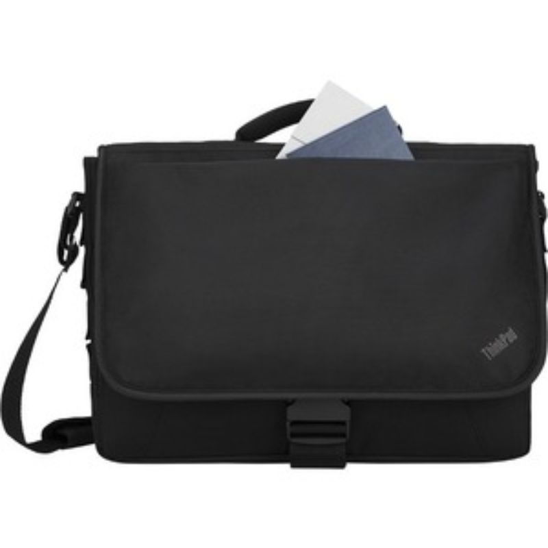 Lenovo Carrying Case (Messenger) for 39.6 cm (15.6") Notebook - Black - Water Re