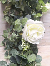 Eucalyptus â€“ 180cmFull Eucalyptus Leaf Garland with Roses