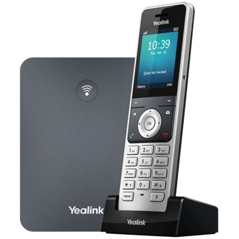 Yealink W76P IP Phone - Cordless - Corded - DECT - Wall Mountable, Desktop - Ala