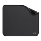 Logitech graphite mouse pad, 200x230mm, spill-resistant, anti-slip design for smooth and silent mouse movement.