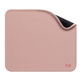 Elegant Dark Rose Logitech Mouse Pad, 200 mm x 230 mm, features anti-slip base and spill-resistant surface for smooth tracking.