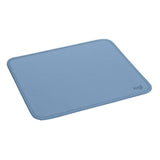 Blue Grey Logitech Mouse Pad with anti-slip base, spill-resistant surface, and durable anti-fray edges for optimal performance.