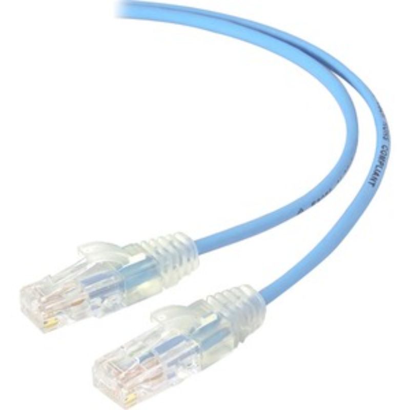 Alogic Blue Ultra Slim Cat6 Network Cable, UTP, 28AWG - Series Alpha - 3m Commer