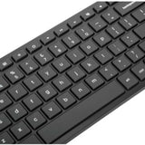 Targus Bluetooth antimicrobial keyboard for Chromebook, lightweight, wireless, and designed for productivity and cleanliness.