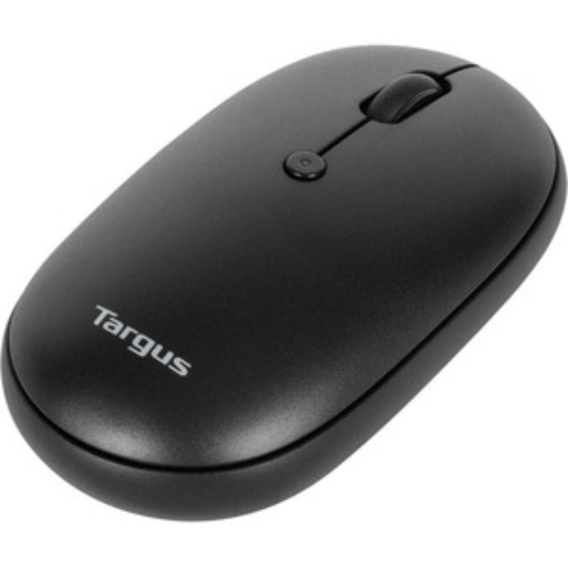 Targus Compact Antimicrobial Wireless Mouse with Bluetooth, featuring a sleek design and built-in microorganism protection.