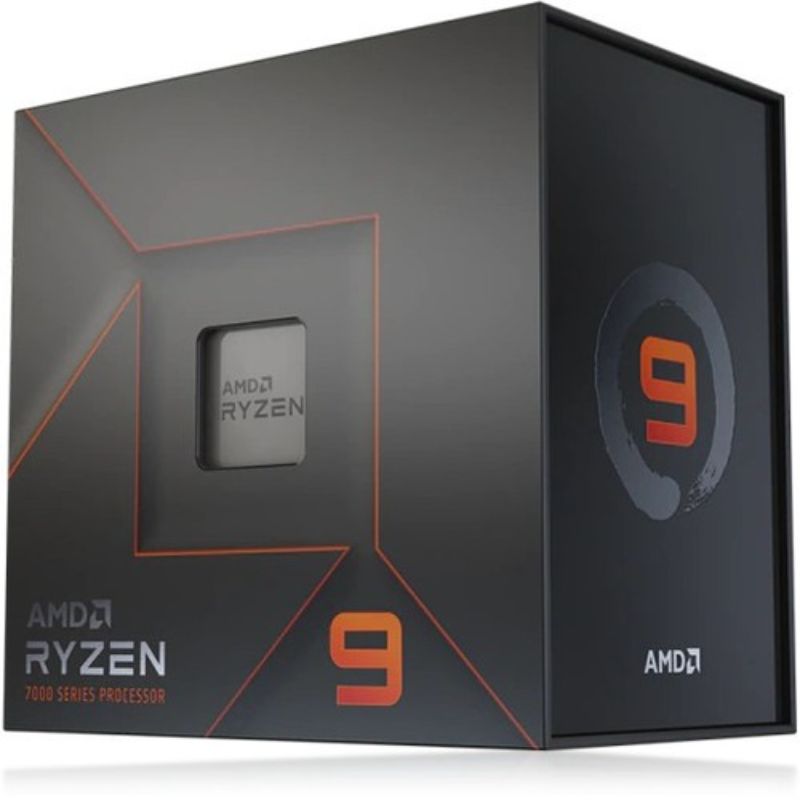 AMD Ryzen 9 7950X 16-core processor with 4.5 GHz base speed, 5.7 GHz boost, and 64 MB L3 cache for high-performance computing.