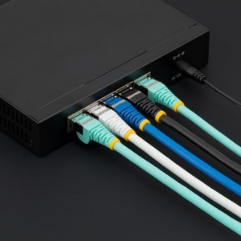 StarTech.com CAT6A LSZH Ethernet Cable - 50 cm Category 6a Network Cable for Net